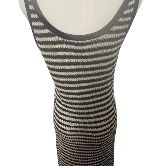 Crochet Long Maxi Coverup Dress - Sleeveless - Size Small - Picture 2 of 5